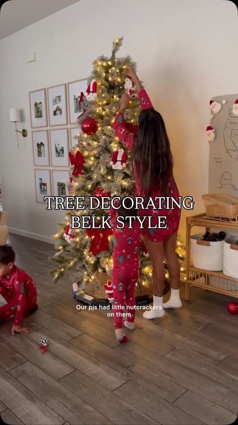 Instagram post by @jassn2 for Belk. Caption reads: Nothing sets the holiday mood like decorating the....