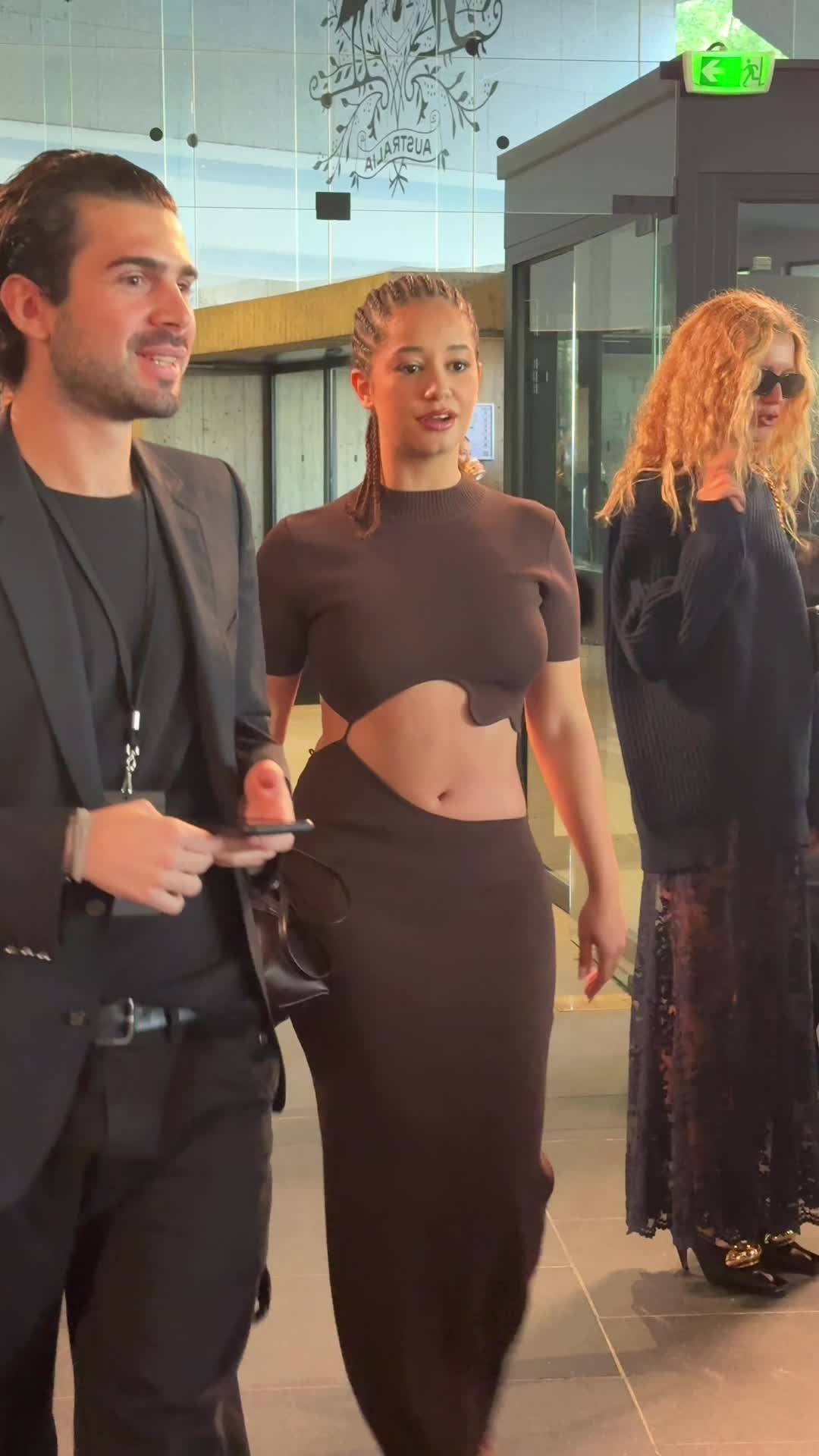 TikTok post by @lenasituations for Hourglass Cosmetics. Caption reads: un petit GRWM with @Hourglass Cosmetics for the....