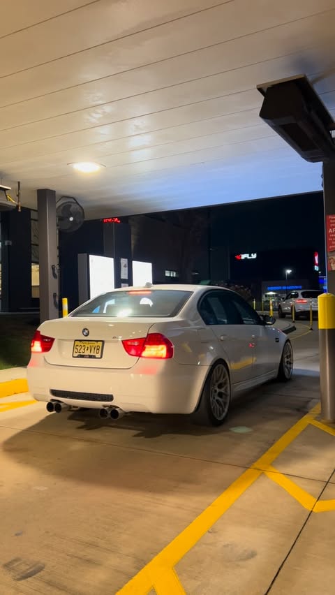 Instagram post by @m3_dev16 for Chick-fil-A. Caption reads: @chickfila 🐓 

#bmw #m3 #e46 #bmwm #e46m3....