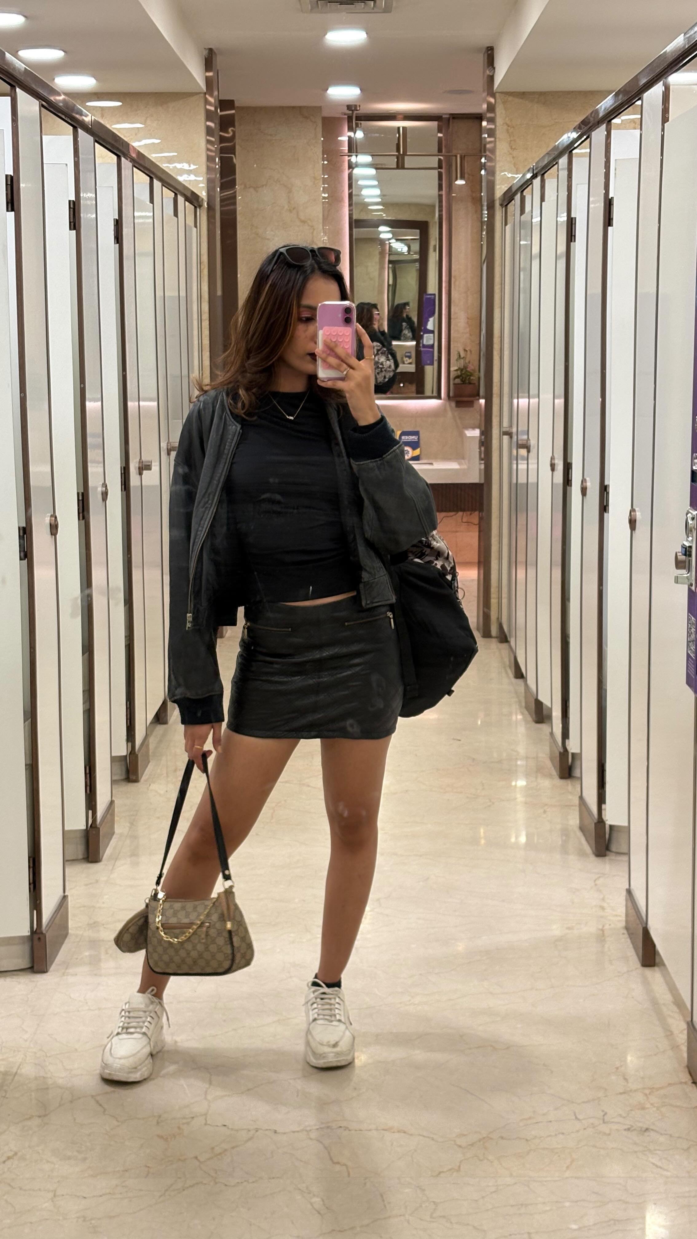 Instagram post by @inorbitmallmalad for GUESS. Caption reads: Everything has a First time ,
And this was mine....