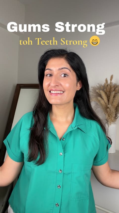 Instagram post by @sonam.maggon for Pepsodent. Caption reads: [...] so don’t ignore the signs. 💚Switch to....
