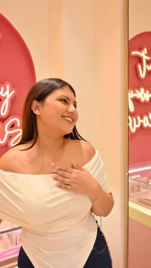 Instagram post by @cherryjainn_ for Mia by Tanishq. Caption reads: [...] soaking in the holiday spirit with Mia by....