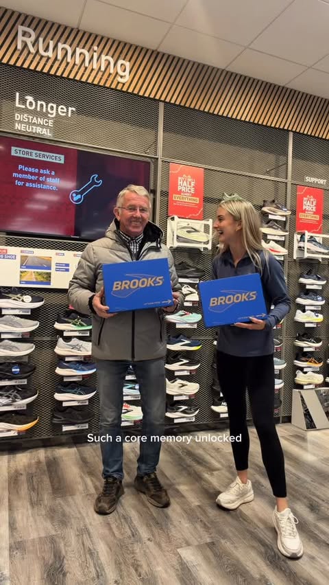 Instagram post by @nathalielennon_ for Brooks Running. Caption reads: A special one 🥹

Full circle moment for John - I....