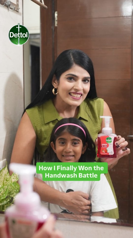Instagram post by @hamari_akansha for Dettol India. Caption reads: From “Do I have to?” to “Can I do it again?”....