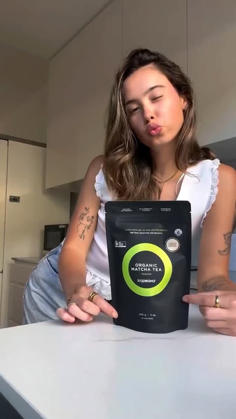 Instagram post by @paytonconwayy for Tropeaka. Caption reads: [...] for discount on all products @tropeaka....
