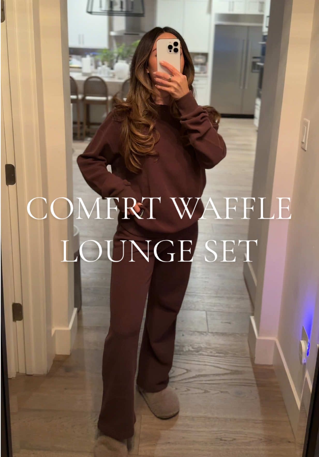 TikTok post by @briannametzger1 for Comfrt. Caption reads: [...] (35” bust, 26.5” waist, 36.5” hips). #comfrt....