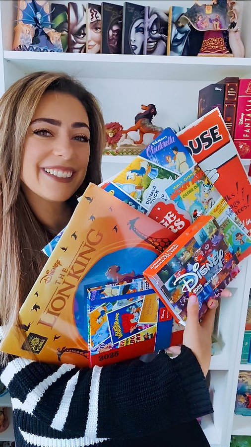 Instagram post by @saradisneygirl for Danilo Calendars. Caption reads: [...] one thing... NEW CALENDAR!!....