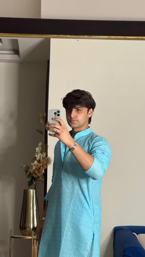 Instagram post by @suryanshkapoorr for CODE Grooming. Caption reads: In the middle of all the colours, laughter, and....