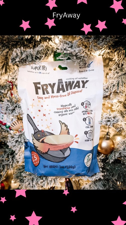 Instagram post by @the_zamp_camp for FryAway. Caption reads: [...] then you need this in your life.

Meet....