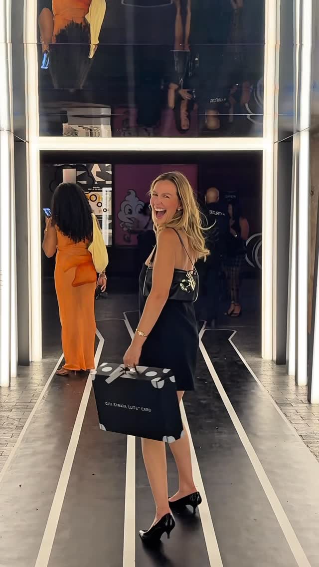 Instagram post by @serenakerrigan for Citi. Caption reads: #ad I spent the night with @citibank celebrating....