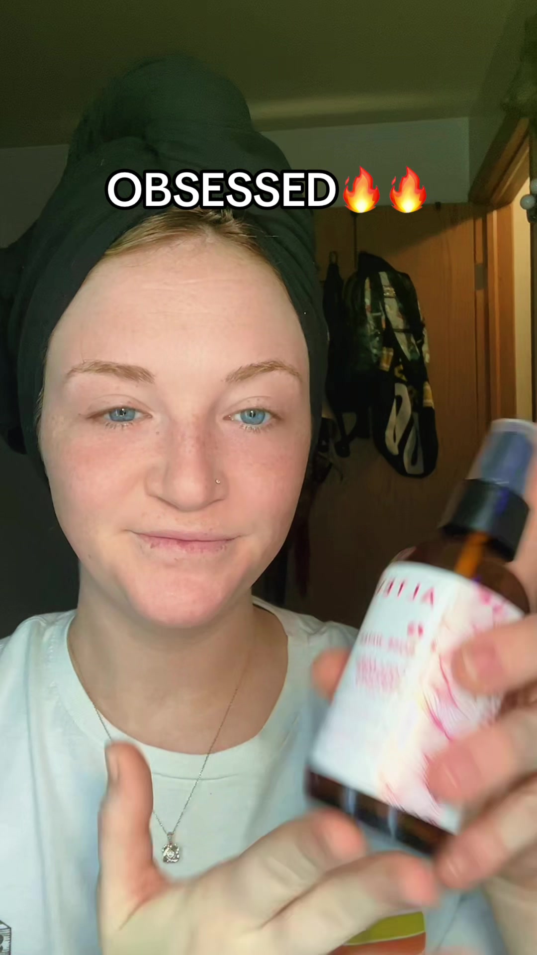 TikTok post by @misscbacon for Alteya Organics. Caption reads: [...] and after just one use I love it!! @Alteya....