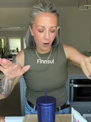 TikTok post by @kellyrosesarno for Finnsul. Caption reads: @FINNSUL Watermelon is perfection! Well done [...].