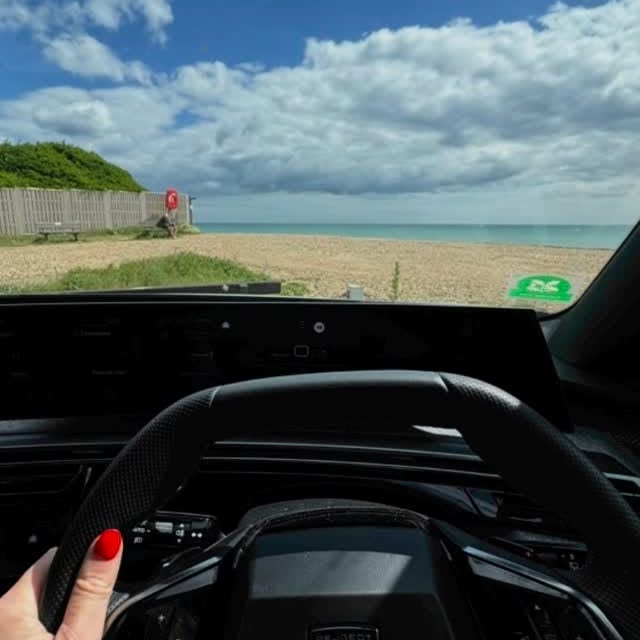 Instagram post by @francescarowanplowden for Peugeot. Caption reads: As you may have seen in my stories recently I've....