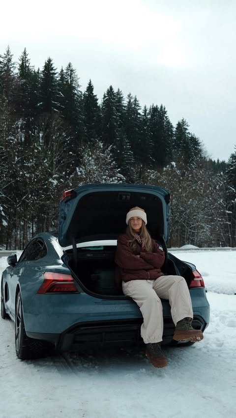 Instagram post by @artsyschmolke for Audi. Caption reads: [...] 🫶🏼 It was the trip of a lifetime with....