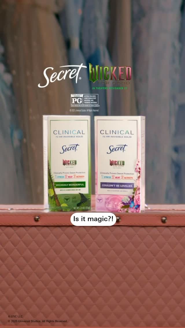 Instagram post by @fayedunaway for Secret Deodorant. Caption reads: Freshness For Good with 3x protectification from....