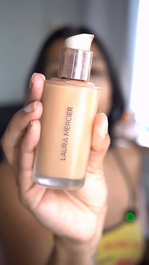 Instagram post by @milan.mathew for Laura Mercier. Caption reads: I hate when this happens 🥲 
@lauramercier real....