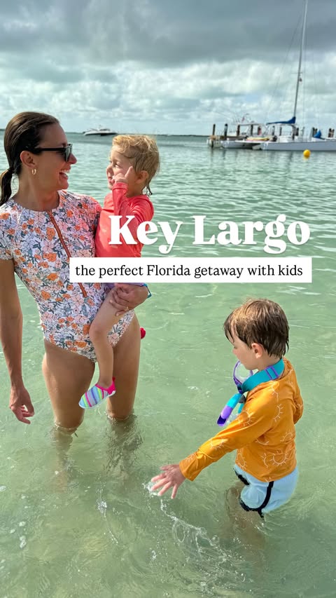 Instagram post by @mini.jetsetter for VISIT FLORIDA. Caption reads: Comment FLORIDA for my Key Largo Guide #ad | Only....