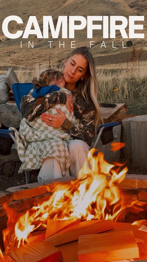 Instagram post by @sarahflipsit for RTIC Outdoors. Caption reads: [...] the books!🍁🍫🐾 Special thanks to....