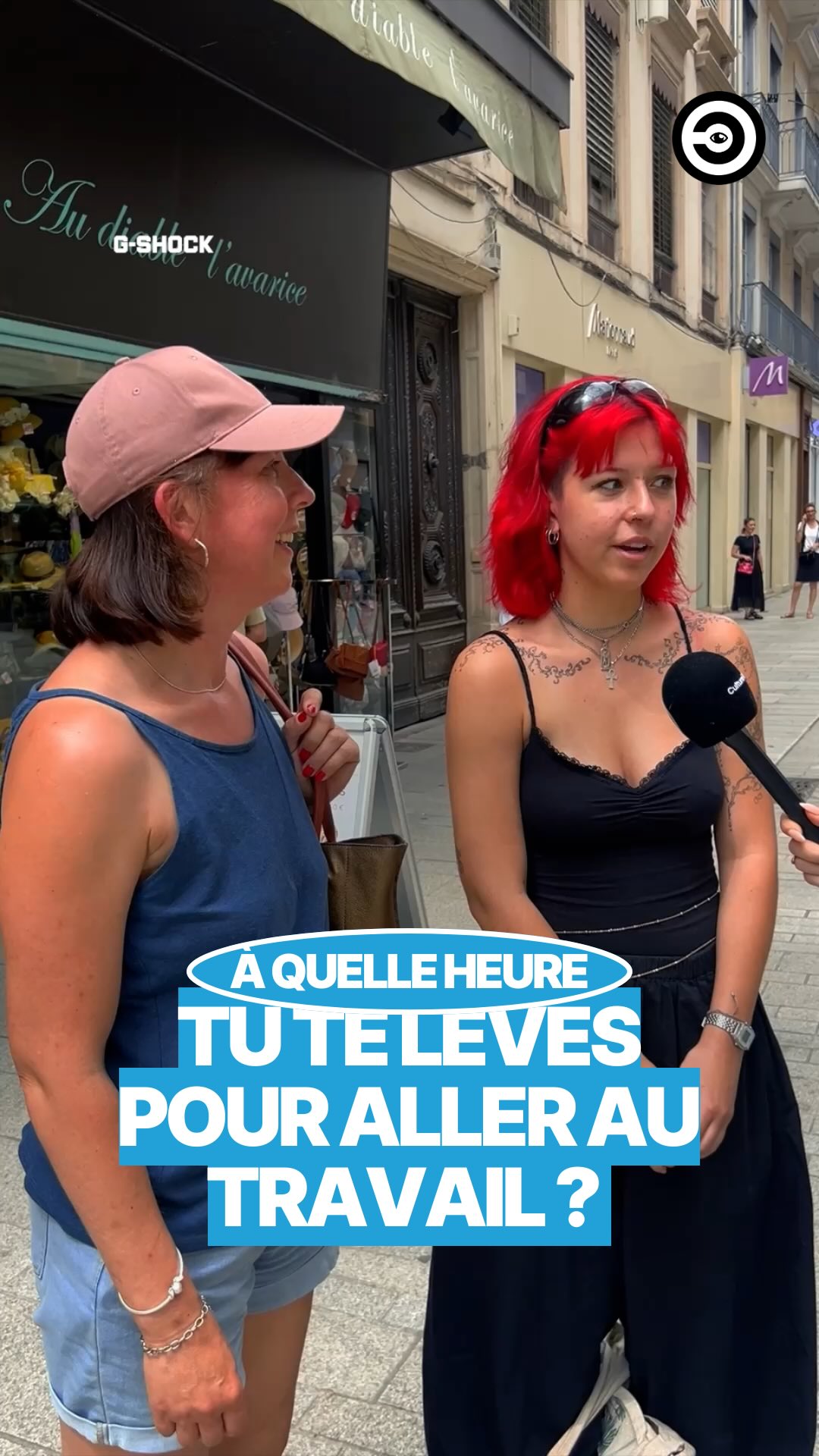 Instagram post by @culturel_lyon for G-SHOCK. Caption reads: On vous a demandé avec @gshockfr à quelle heure....