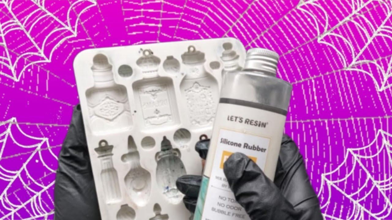 YouTube post by @ClairesCraftyCorner for Let’s Resin. Caption reads: Resin Artists - Do this with your moulds - Risky....