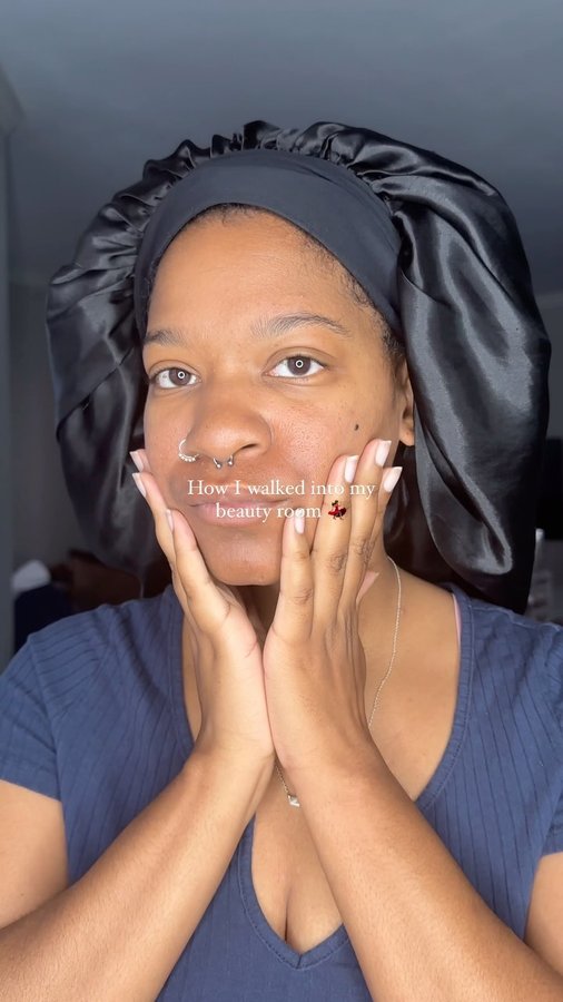 Instagram post by @iamaushila for InfluenceHer Collective. Caption reads: & just like that a baddie was created 💃🏽 Video....