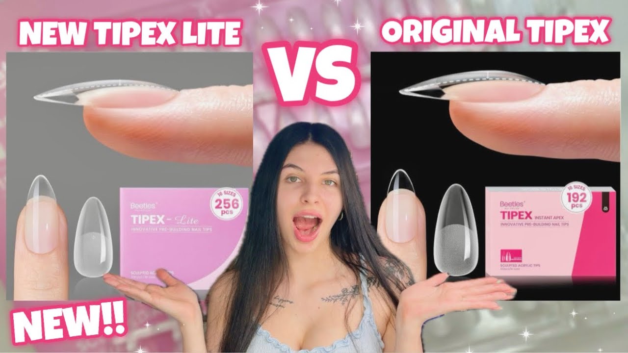 YouTube post by @NailedByBrandi for BeetlesGelPolish. Caption reads: [...] full cover nail tips 💅 ‪@beetlesgelpolish‬....