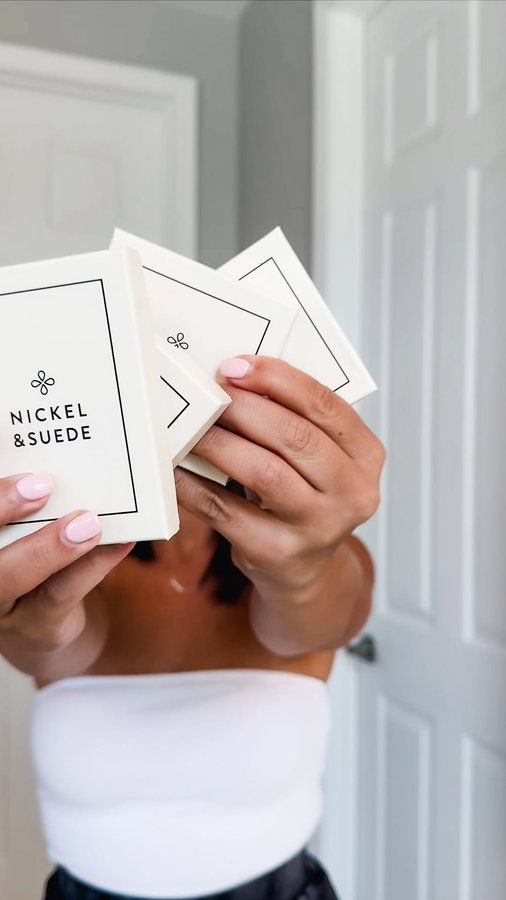 Instagram post by @survivingonchaosandcaffeine for Nickel & Suede. Caption reads: Spooky season is upon us and @nickelandsuede has....