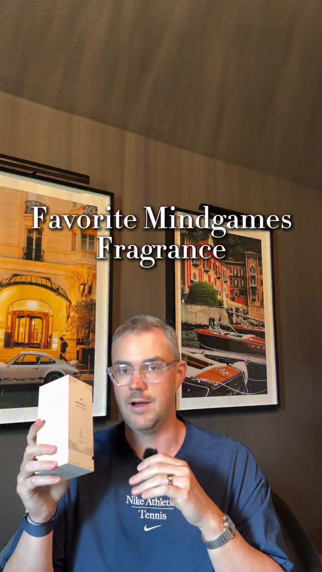 Instagram post by @fragrancemont for Mind Games Fragrance. Caption reads: The best fragrance from @mindgamesfragrance |....