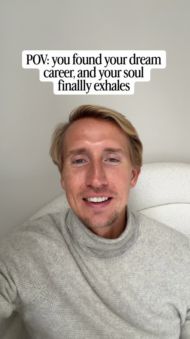 Instagram post by @alexikonn for Intelligent Change. Caption reads: POV: You found your dream career, and your soul....