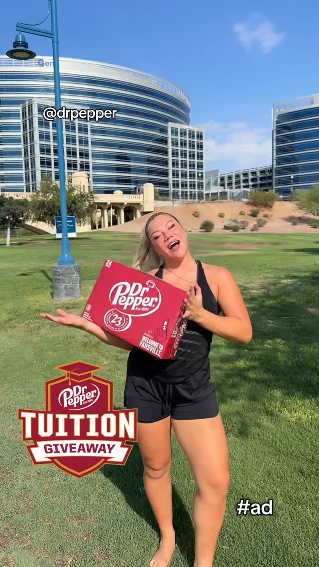 Instagram post by @yazzy_33 for Dr Pepper. Caption reads: #ad ALERT ALERT 🚨 The time is now for the....