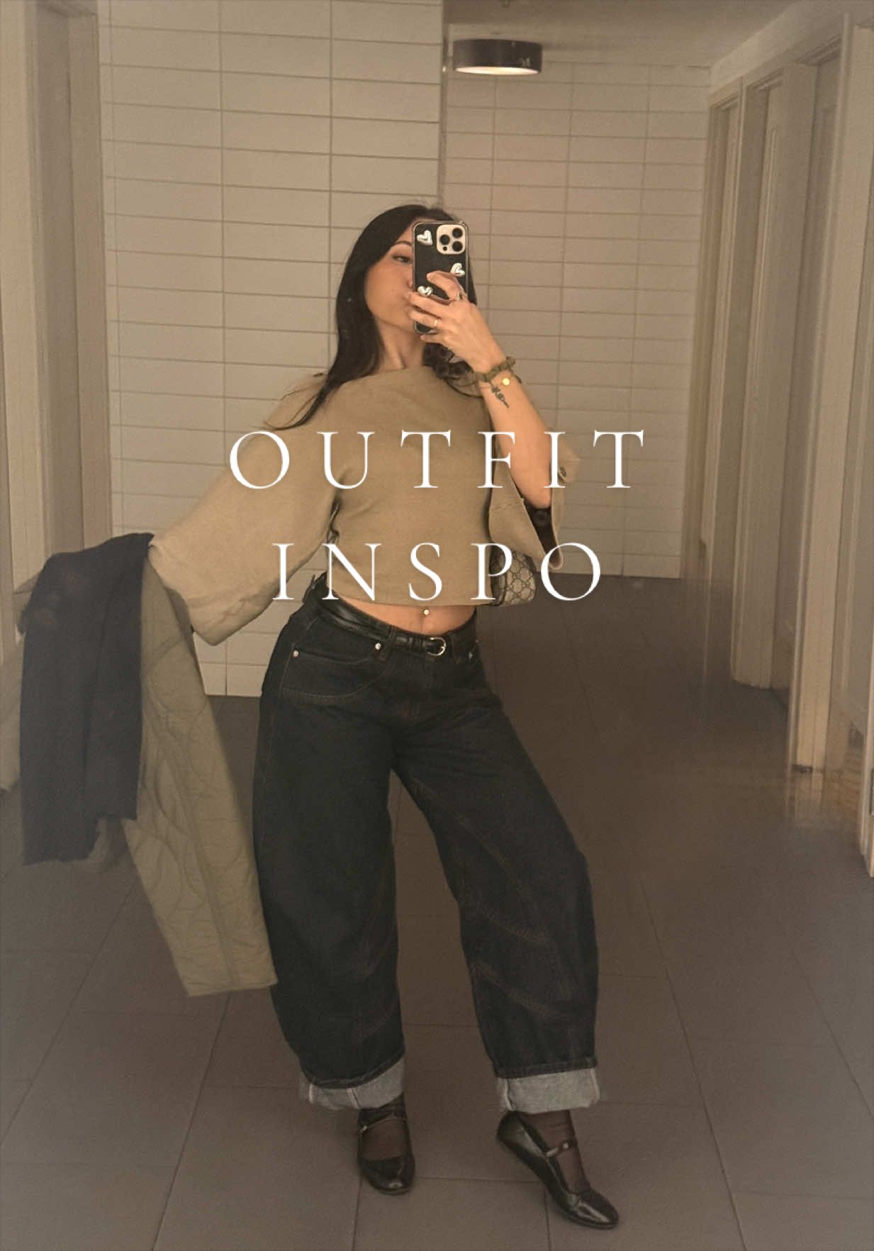 TikTok post by @sareyanatae for ZARA. Caption reads: [...] everything else is in bio ꨄ •top: @ZARA....