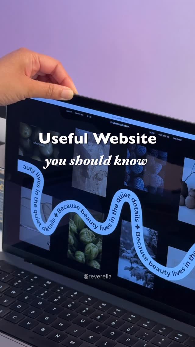 Instagram post by @reverelia for Wix Studio. Caption reads: Design that feels soft, modern, and alive.

With....