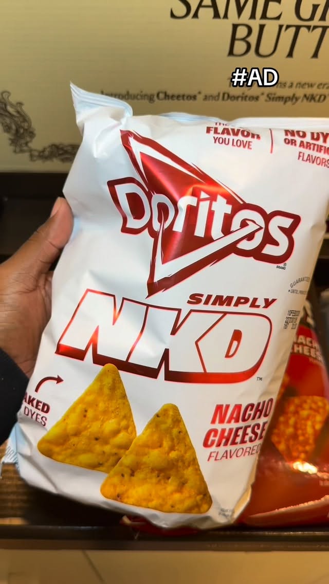 Instagram post by @taysfoodtour for Cheetos. Caption reads: #AD Doritos and Cheetos just dropped their new....