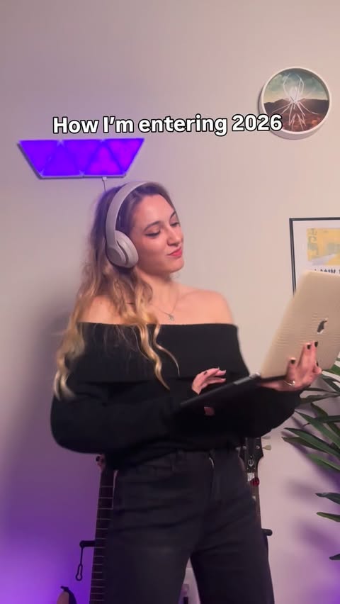 Instagram post by @guitarbynicole for DistroKid. Caption reads: [...] some new music soon? 👀

I use @distrokid to....