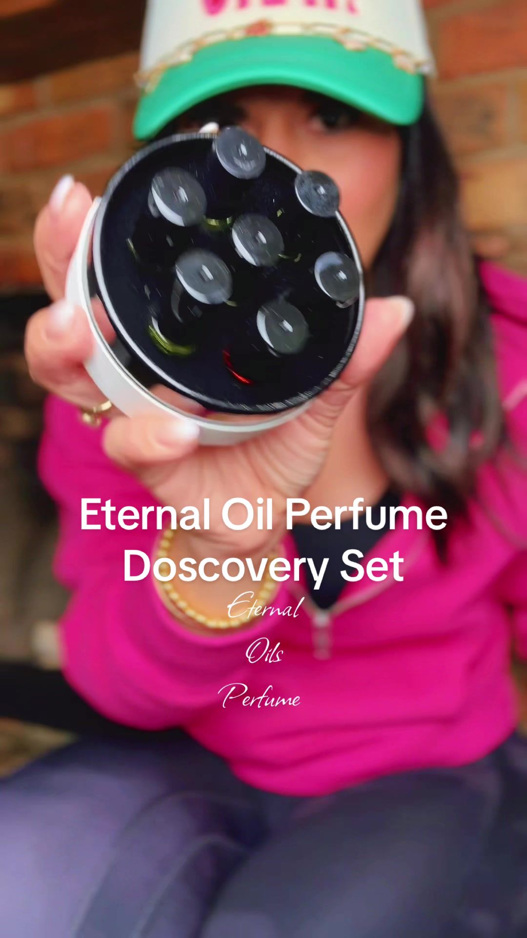 TikTok post by @laurenelizabeth_shop for Eternal Perfume Oils. Caption reads: [...] #perfumes #oilpurfume @Eternal Perfume Oils....