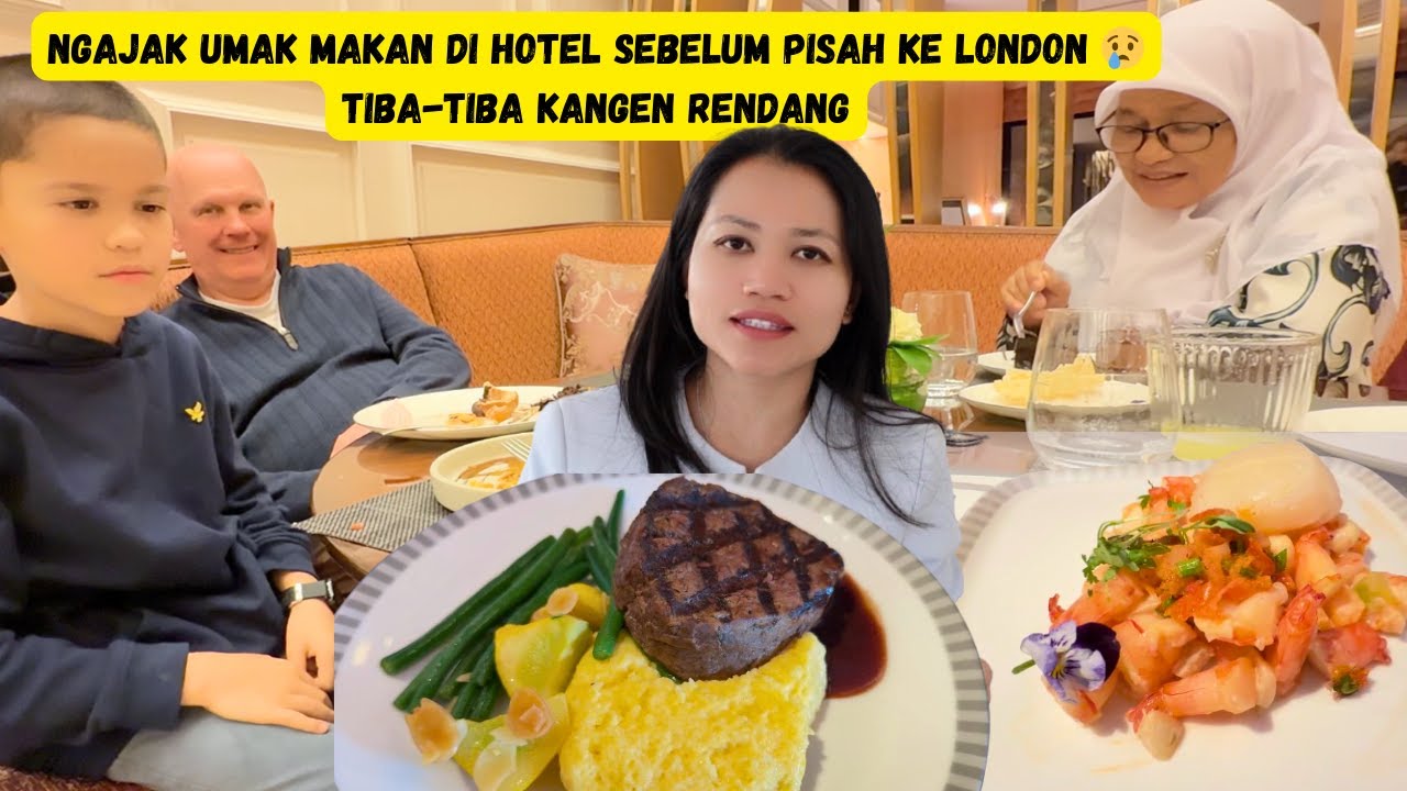 YouTube post by @YuniLeisure for Tokopedia. Caption reads: Inviting Mom to Eat at the Hotel Before Parting to....