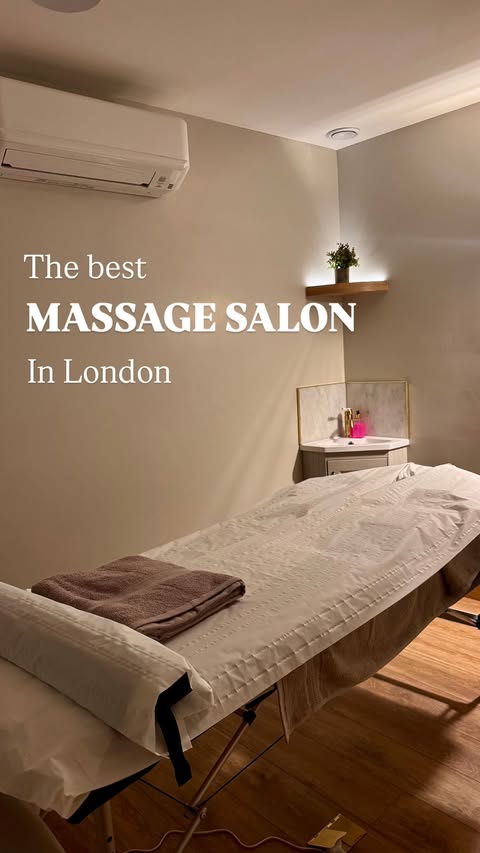 Instagram post by @londoncity.best for Spa & Massage. Caption reads: [...] consider this your sign to slow down.....