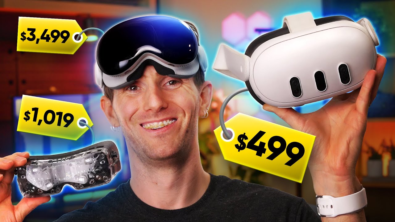 YouTube post by @LinusTechTips for Ugreen. Caption reads: Steam Frame vs. Every Other VR Headset!.