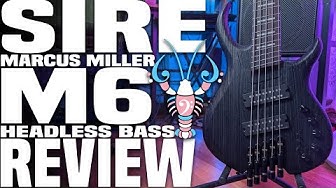 YouTube post by @LowEndLobster for SIT Strings. Caption reads: Sire M6 Headless Multiscale Bass Review - A....