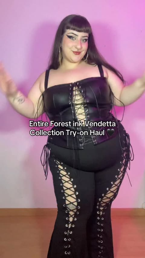 Instagram post by @martaxfits for Forest Ink. Caption reads: [...] the entire 'Vendetta' collection from....