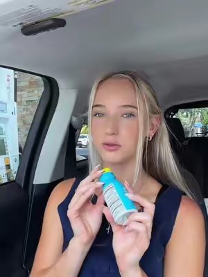 TikTok post by @karlialexaa for More Labs. Caption reads: my fav type of morning recovery 🤭🤭 @morelabs....