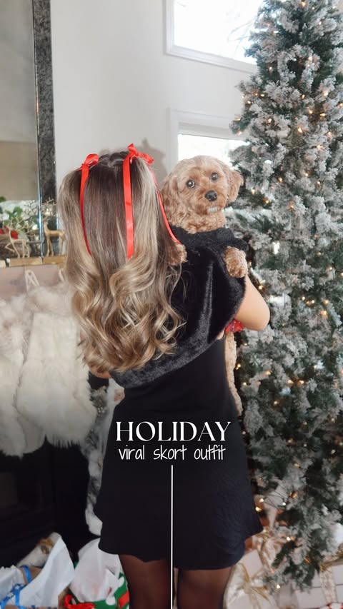 Instagram post by @shopclassycleanchic for Anthropologie. Caption reads: comment SHOP to snag my VIRAL skort 🍸🫶🏽🌲🔗 &&....