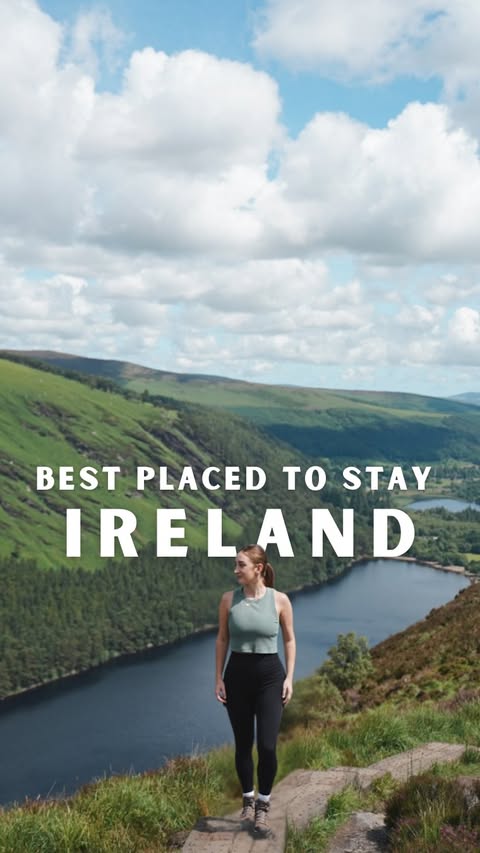 Instagram post by @niamhxtravels for WHOOP. Caption reads: [...] of Wicklow, this is @thedeerstone with....