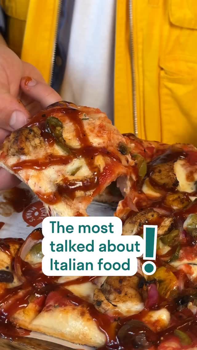 Instagram post by @zackhipps for Deliveroo. Caption reads: The only thing better than the food? The subtitles....