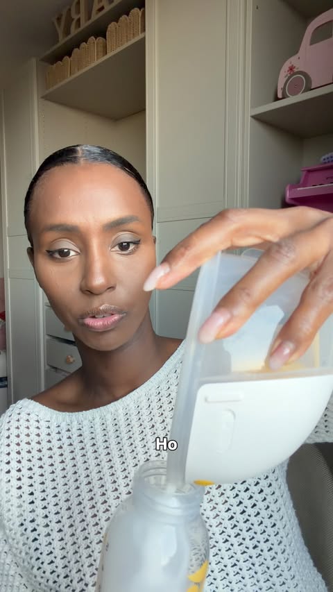 Instagram post by @imendirie for Medela. Caption reads: [...] meer gemak precies wat ik nodig had☺️....