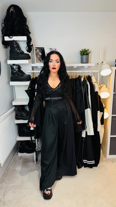 Instagram post by @itsmelaurenv for KILLSTAR. Caption reads: All black just hits different idk #altfashion.