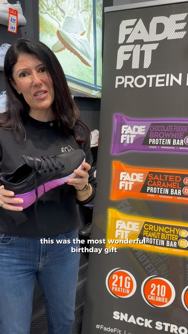 Instagram post by @fadefit for Reebok Middle East & N.Africa. Caption reads: Congratulations to all 15 winners of the #FadeFit....