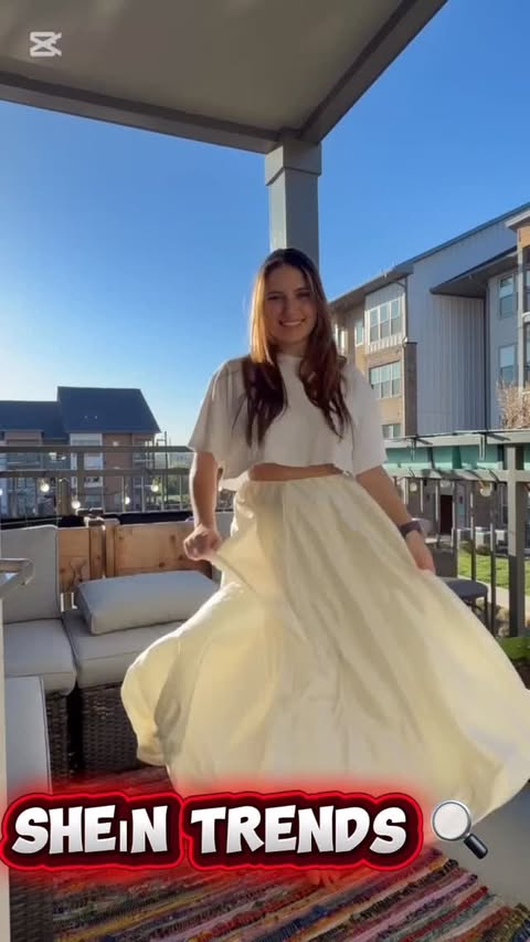 Instagram post by an influencer for SHEIN. Caption reads: [...] I’m loving the SS26 trends on SHEIN — bold,....