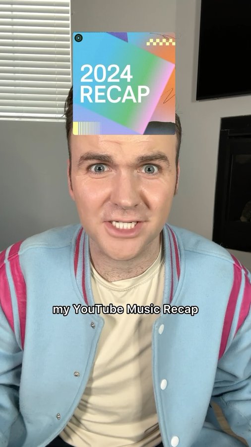 Instagram post by @scott.frenzel for YouTube Music. Caption reads: Who’s the top artist in your #YouTubeMusicRecap?....