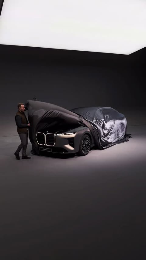 Instagram post by @the.mattbook for BMW. Caption reads: [Ad] The future of luxury 🥂 #bmw7series....